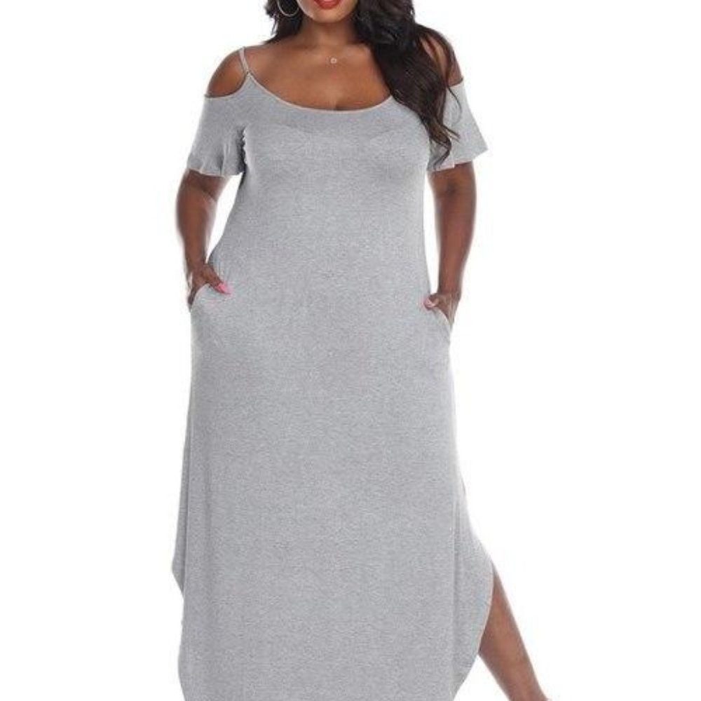 Plus Size Scoop Neck Long Prom Dress WMPS3101-06